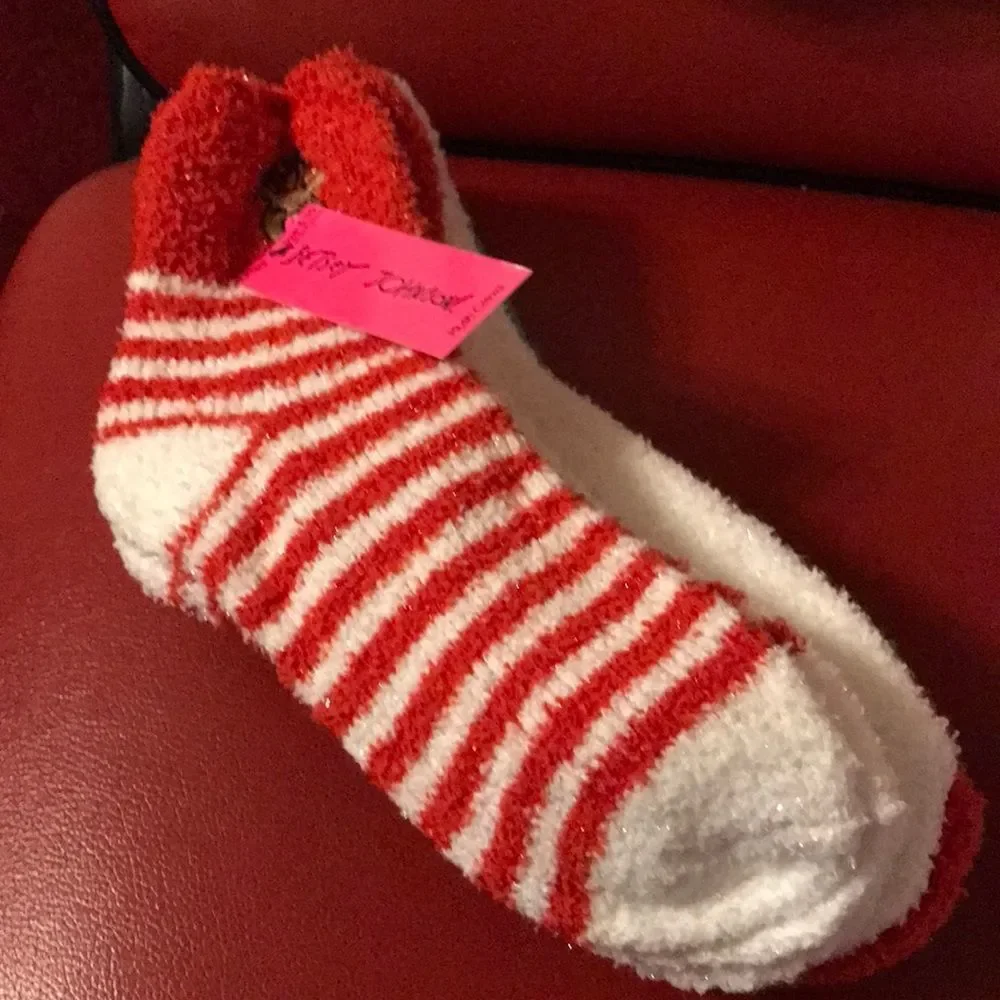 NWT Betsey Johnson plush crews